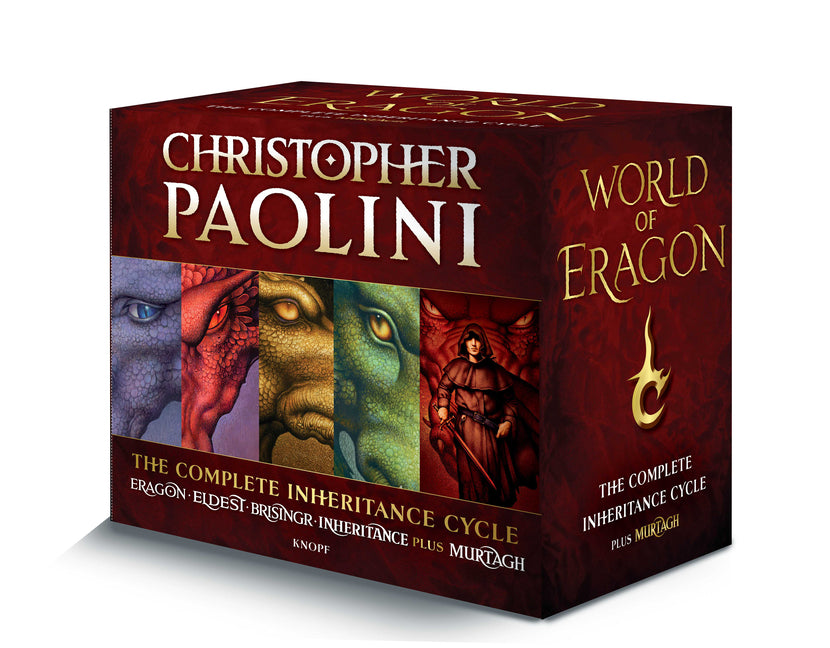Book cover for World of Eragon 5-Book Paperback Boxed Set: Eragon; Eldest; Brisingr; Inheritance; Murtagh