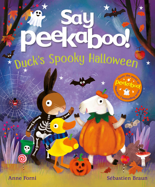 Book cover for Say Peekaboo! Duck's Spooky Halloween