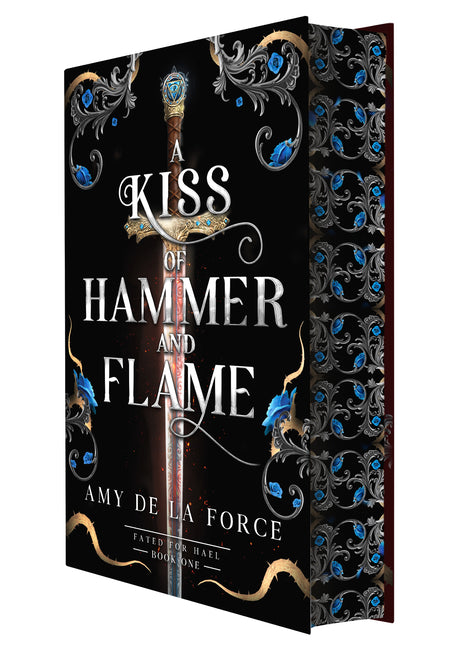 Book cover for Kiss of Hammer and Flame: The Must-Read, Sizzling Romantasy Debut for Fans of Throne of Glass
