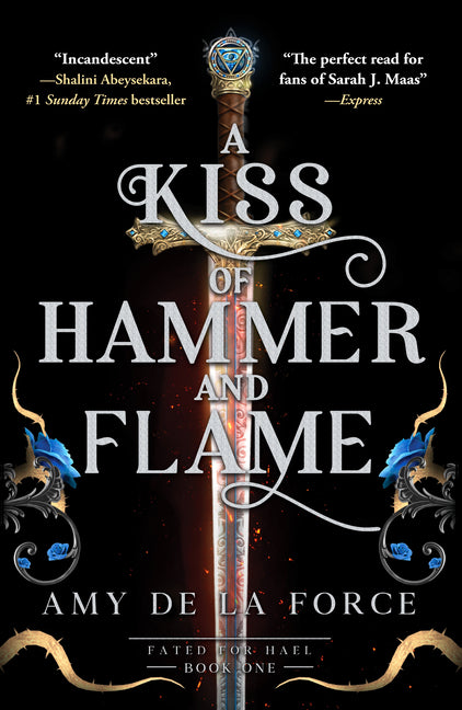 Book cover for Kiss of Hammer and Flame: The Must-Read, Sizzling Romantasy Debut for Fans of Throne of Glass