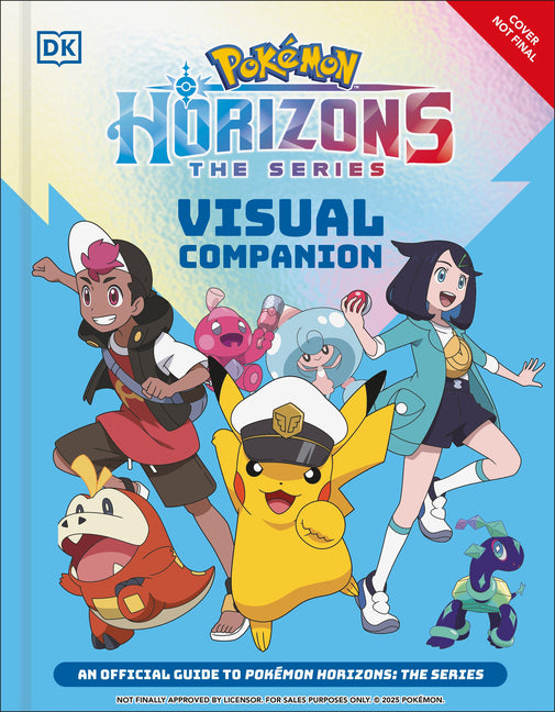 Book cover for Pokémon Horizons Visual Companion