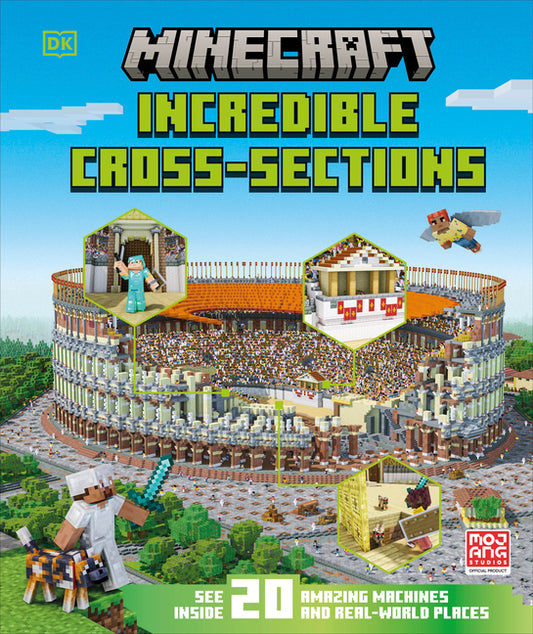 Book cover for Minecraft Cross-Sections