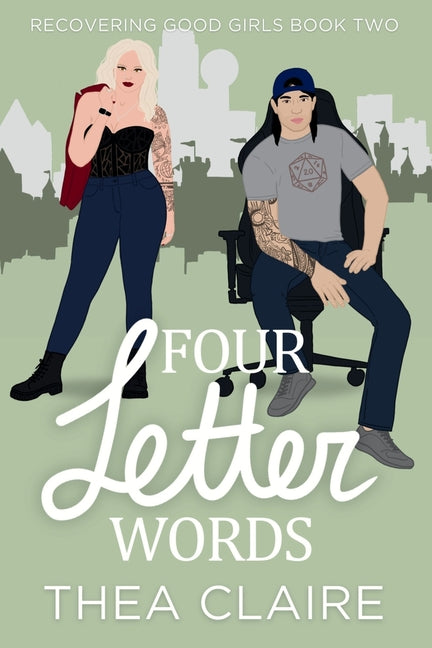 Book cover for Four Letter Words: A Scottish Single Dad Black Cat Romance