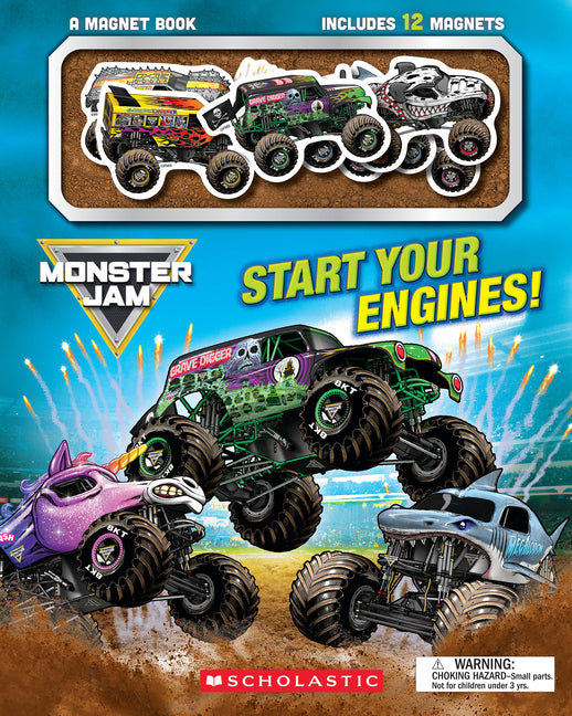 Book cover for Monster Jam: Start Your Engines! a Magnet Book