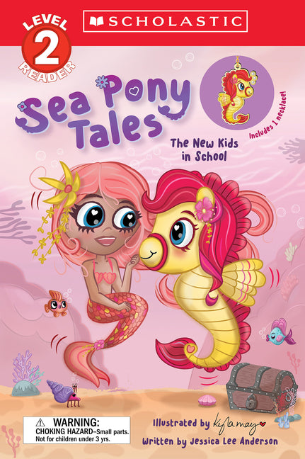 Book cover for Sea Pony Tales #2: The New Kids in School