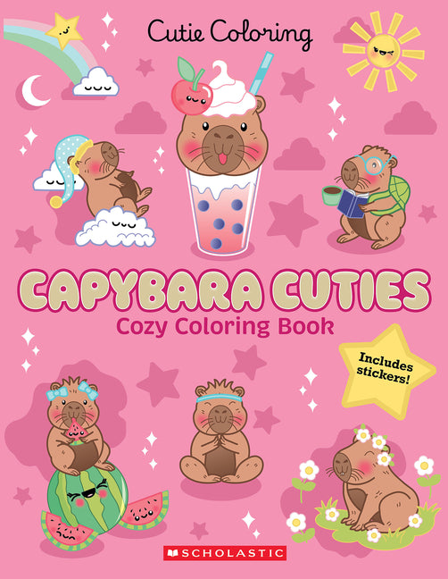Book cover for Capybara Cuties (Color & Chill)