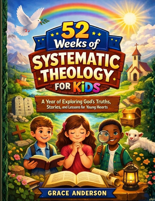 Book cover for 52 Weeks of Systematic Theology for Kids: A Year of Exploring God's Truths, Stories, and Lessons for Young Hearts
