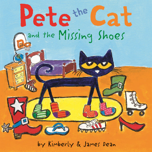 Book cover for Pete the Cat and the Missing Shoes