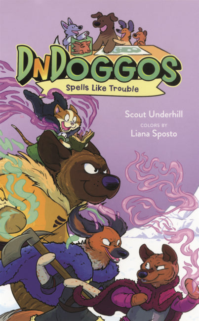 Book cover for Dndoggos: Spells Like Trouble