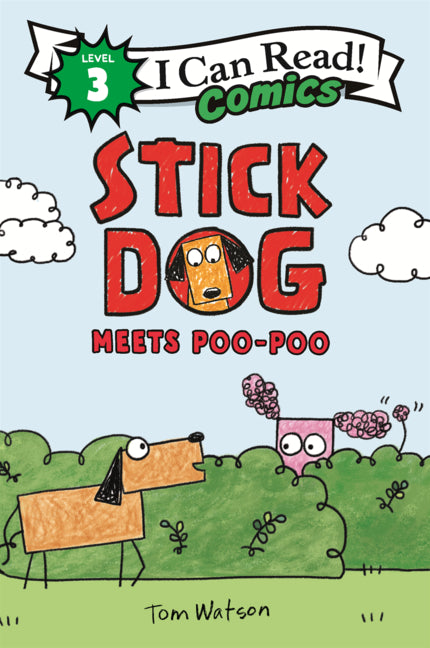Book cover for Stick Dog Meets Poo-Poo