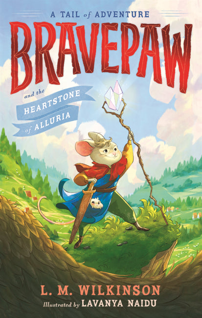 Book cover for Bravepaw and the Heartstone of Alluria