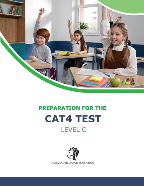 Book cover for CAT4 Test Preparation - Level C (Ages 9-12) - Full Test Practice