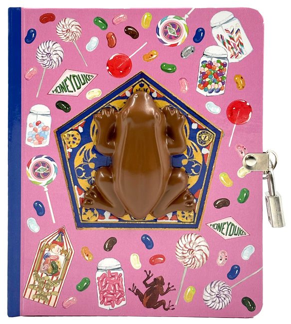 Book cover for Harry Potter: Chocolate Frog Squishy Lock & Key Diary