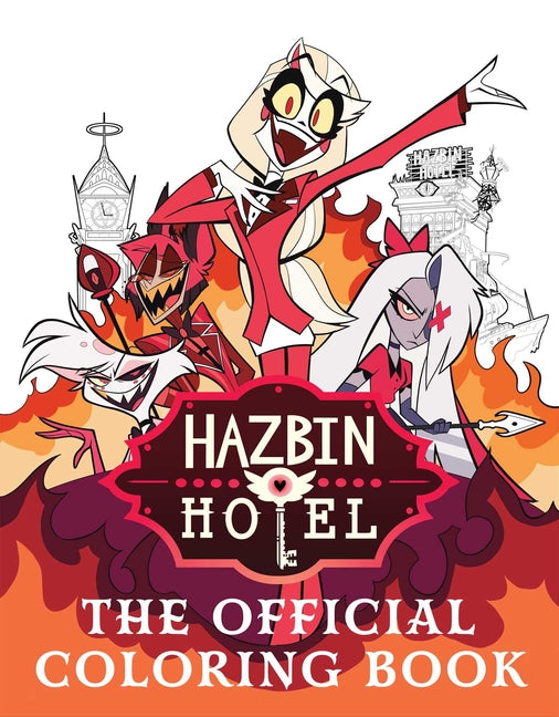 Book cover for Hazbin Hotel: The Official Coloring Book