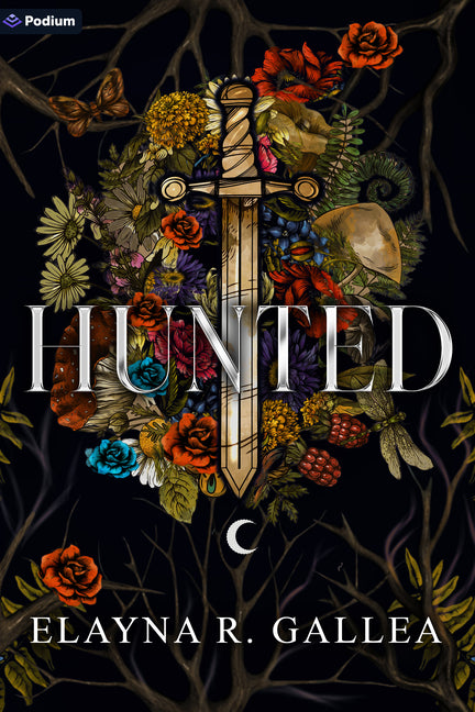 Book cover for Hunted: An Epic Romantasy