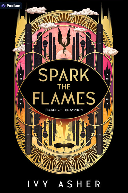 Book cover for Spark the Flames: A Romantasy