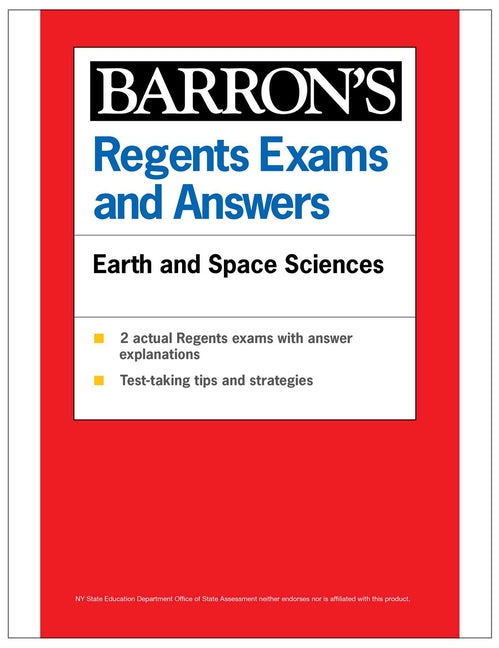 Book cover for Regents Exams and Answers: Earth and Space Sciences