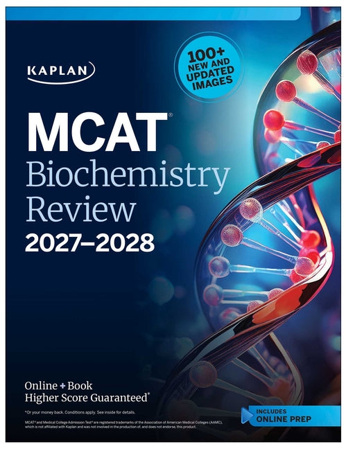 Book cover for MCAT Biochemistry Review 2027-2028: Online + Book