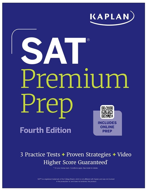 Book cover for SAT Premium Prep: Fourth Edition