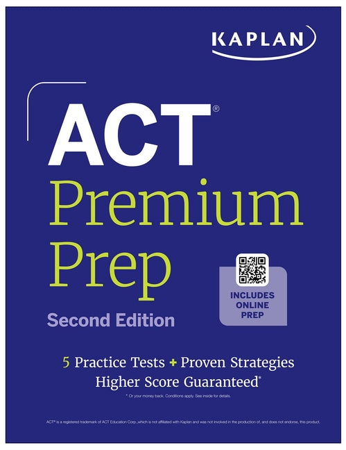 Book cover for ACT Premium Prep: Second Edition