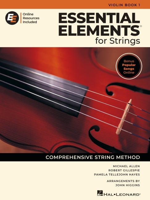 Book cover for Essential Elements for Strings - Violin Book 1 with Online Resources
