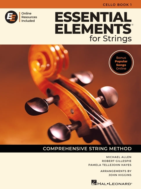 Book cover for Essential Elements for Strings - Cello Book 1 with Online Resources
