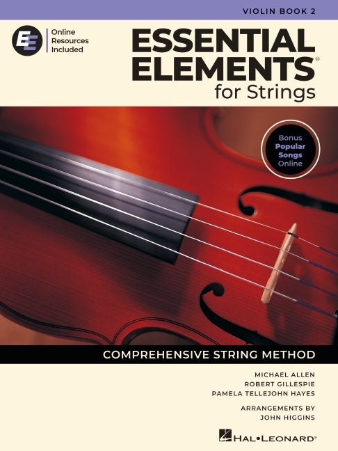 Book cover for Essential Elements for Strings - Violin Book 2 with Online Resources