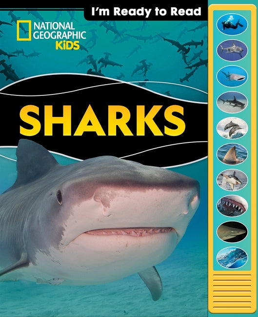 Book cover for National Geographic Kids: Sharks I'm Ready to Read Sound Book [With Battery]