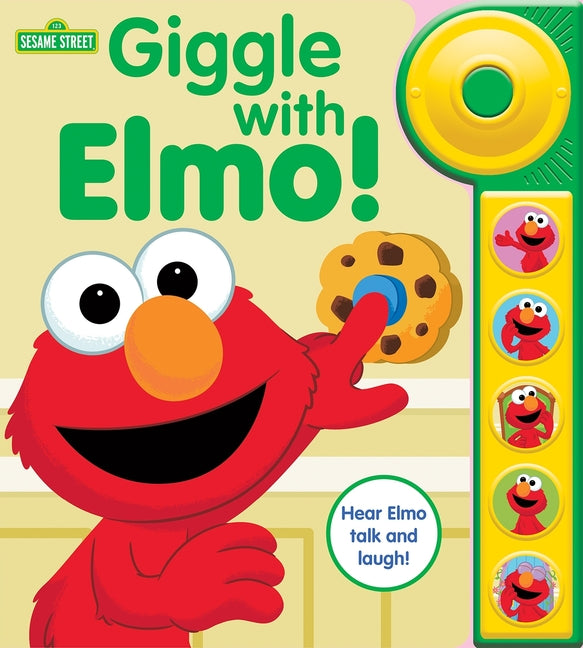 Book cover for Sesame Street: Giggle with Elmo! Sound Book [With Battery]