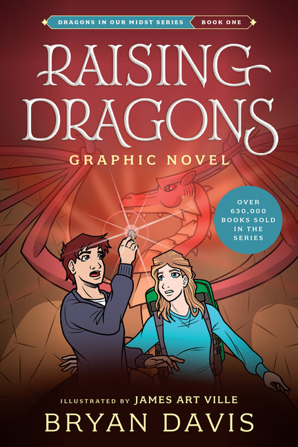 Book cover for Raising Dragons Graphic Novel