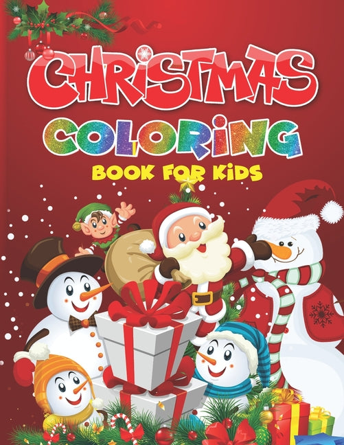 Book cover for Christmas Coloring Book for Kids: A Festive Coloring Book for Kids
