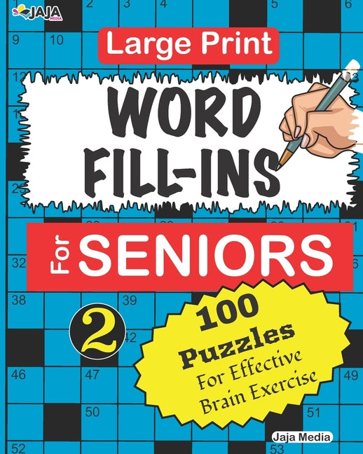 Book cover for Large Print WORD FILL-INS For SENIORS; Vol. 2