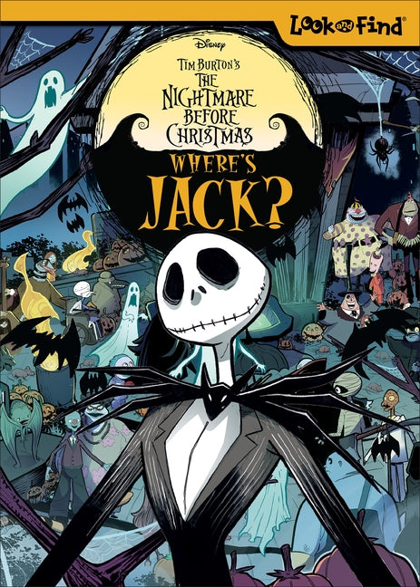 Book cover for Disney Tim Burton's the Nightmare Before Christmas Where's Jack?: Look and Find