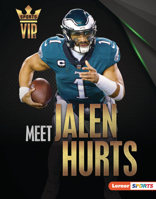 Book cover for Meet Jalen Hurts: Philadelphia Eagles Superstar