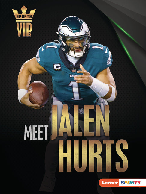 Book cover for Meet Jalen Hurts: Philadelphia Eagles Superstar
