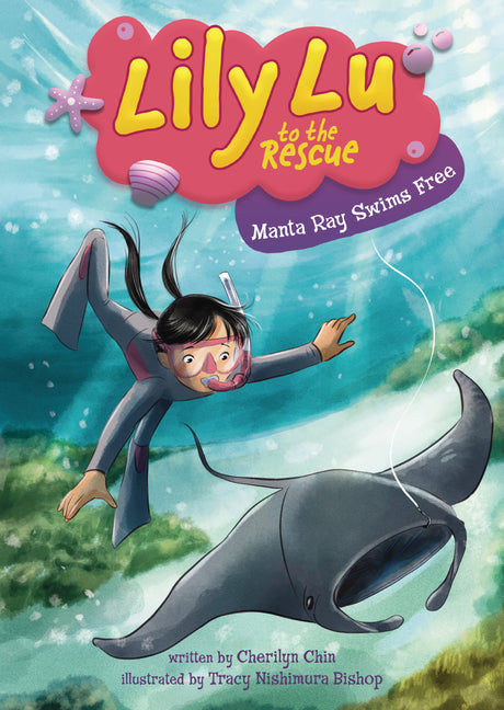 Book cover for Manta Ray Swims Free