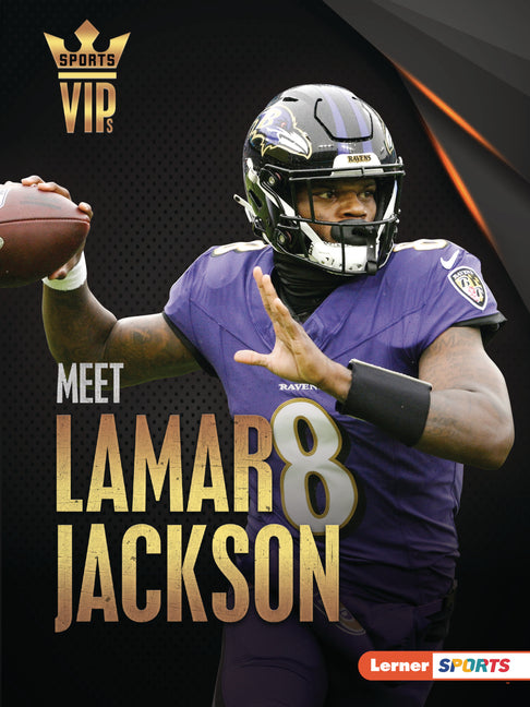 Book cover for Meet Lamar Jackson: Baltimore Ravens Superstar