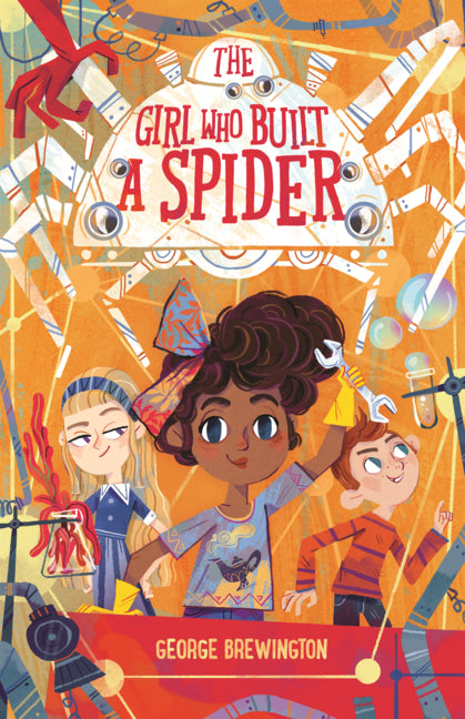 Book cover for Girl Who Built a Spider