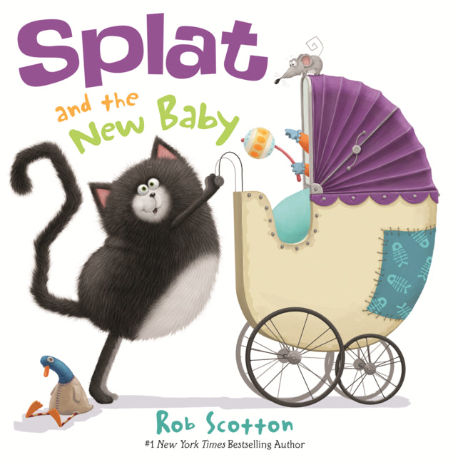 Book cover for Splat and the New Baby