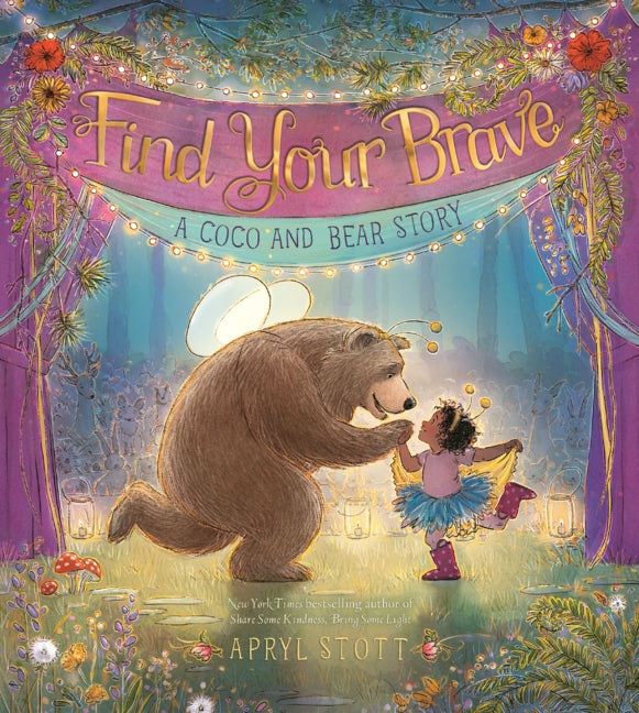 Book cover for Find Your Brave: A Coco and Bear Story