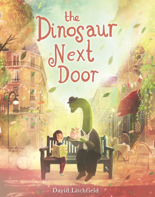 Book cover for Dinosaur Next Door