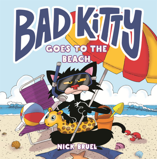 Book cover for Bad Kitty Goes to the Beach