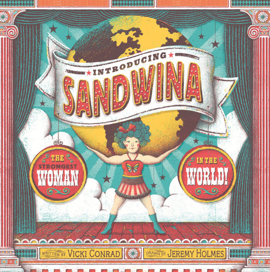 Book cover for Introducing Sandwina: The Strongest Woman in the World!