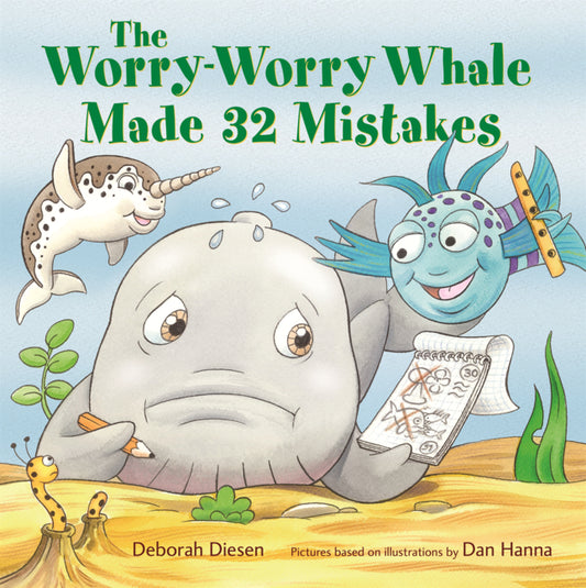 Book cover for Worry-Worry Whale Made 32 Mistakes