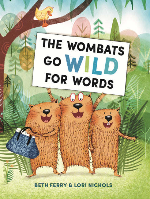 Book cover for Wombats Go Wild for Words