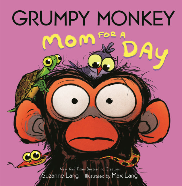 Book cover for Grumpy Monkey Mom for a Day