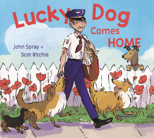 Book cover for Lucky Dog Comes Home