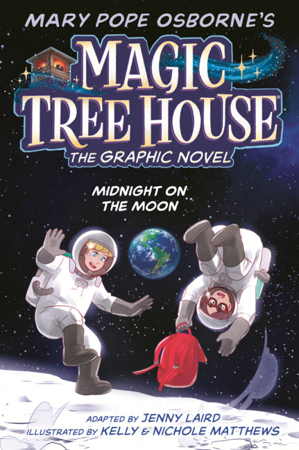 Book cover for Midnight on the Moon: The Graphic Novel
