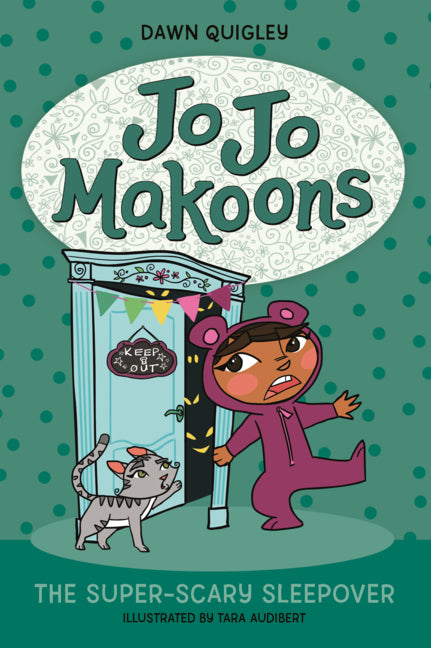 Book cover for Jo Jo Makoons: The Super-Scary Sleepover