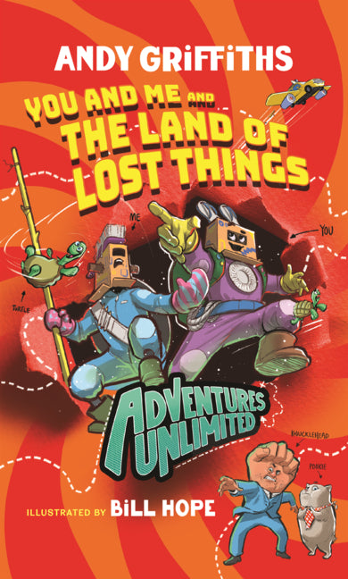 Book cover for Adventures Unlimited: You and Me and the Land of Lost Things